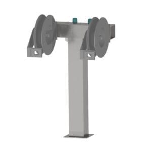 luchthaspel sokkel, 2 luchthaspels, opbergoplossing sokkel