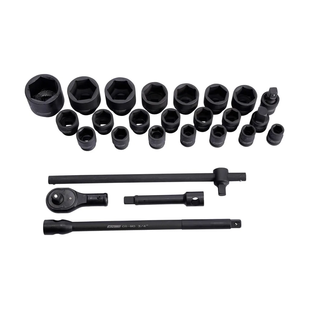 Nuss Satze Impact 3/4'' und 1'' 26 Stück sae Nuss Satze Impact 3/4'' und 1'' 26 Stück sae – Bild 2