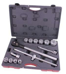 doppendoos 3/4", professioneel, 14 delig