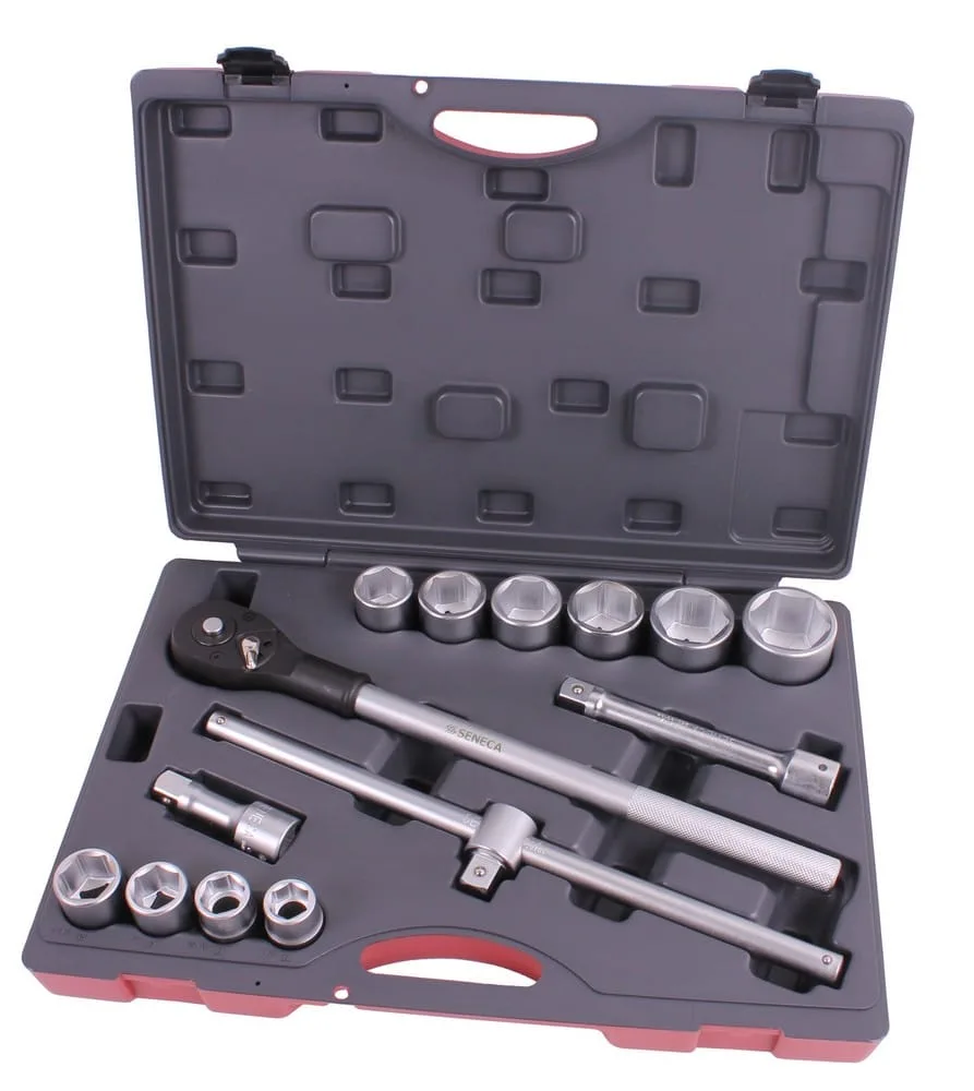 Doppendoos 3/4" 14 delig professioneel doppendoos 3/4", professioneel, 14 delig