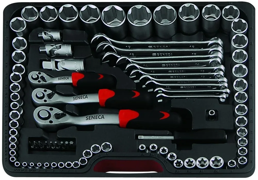 Knarrenkaste 1/4"&3/8''&1/2'' 123 Stück Profi Knarrenkaste 1/4"&3/8''&1/2'' 123 Stück Profi – Bild 2