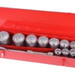 Doppendoos 1 inch, 12 kant, 15 delig
