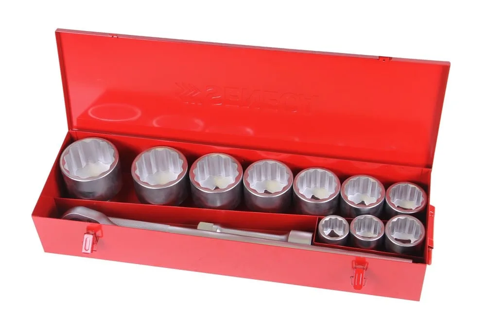 Doppendoos 1'' 12 kant 15 delig Doppendoos 1 inch, 12 kant, 15 delig