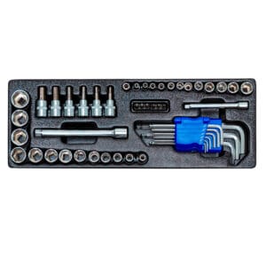 Doppendoos 1/4", doppendoos set, SAE doppendoos