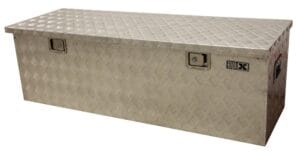 opbergkist traanplaat, extra grote opbergbox, metalen opbergkoffer