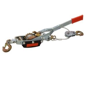 handtakel met kabel, 4 ton, 3 haken
