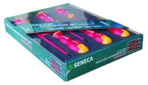 Electrician's screwdriver set, 1000V, professional