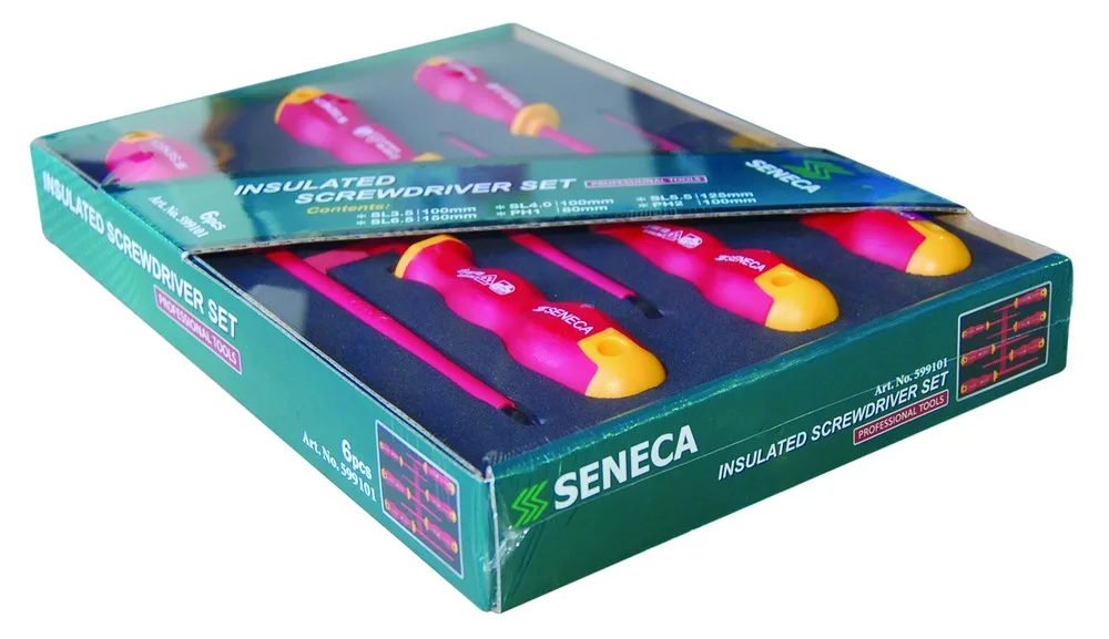 Electrician's screwdriver set 1000V 6 pieces professional Electrician's screwdriver set, 1000V, professional