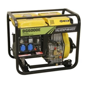 Diesel generator set, 230V generator, 6kVA aggregaat