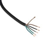 cable 5 x 2.5mm2, electrical wiring, per meter