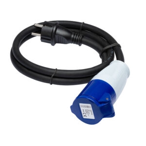 adapter plug 230V, 16A, 1m cable