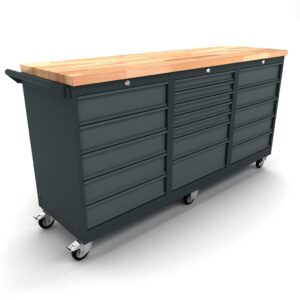 Werkbank mobiel, 2x 5 ladekast, 1x 7 ladekast