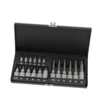 Torxdoppenset, 18 delig, 1/4 inch