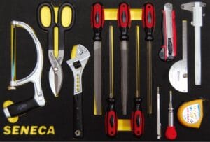 gereedschapswagen Nr 6, foam lade, gereedschap opbergen