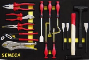 gereedschapswagen Nr 5, foam lade, gereedschap opbergen