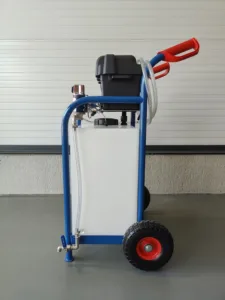 Electric battery fluid trolley (95 liter tank)